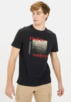 Herren Camel Active T-Shirts & Polos^T-Shirt mit Print aus Organic Cotton