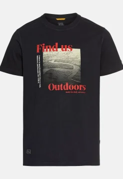Herren Camel Active T-Shirts & Polos^T-Shirt mit Print aus Organic Cotton