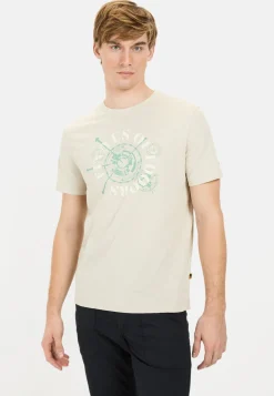 Herren Camel Active T-Shirts & Polos^T-Shirt mit Print aus Organic Cotton