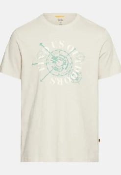 Herren Camel Active T-Shirts & Polos^T-Shirt mit Print aus Organic Cotton