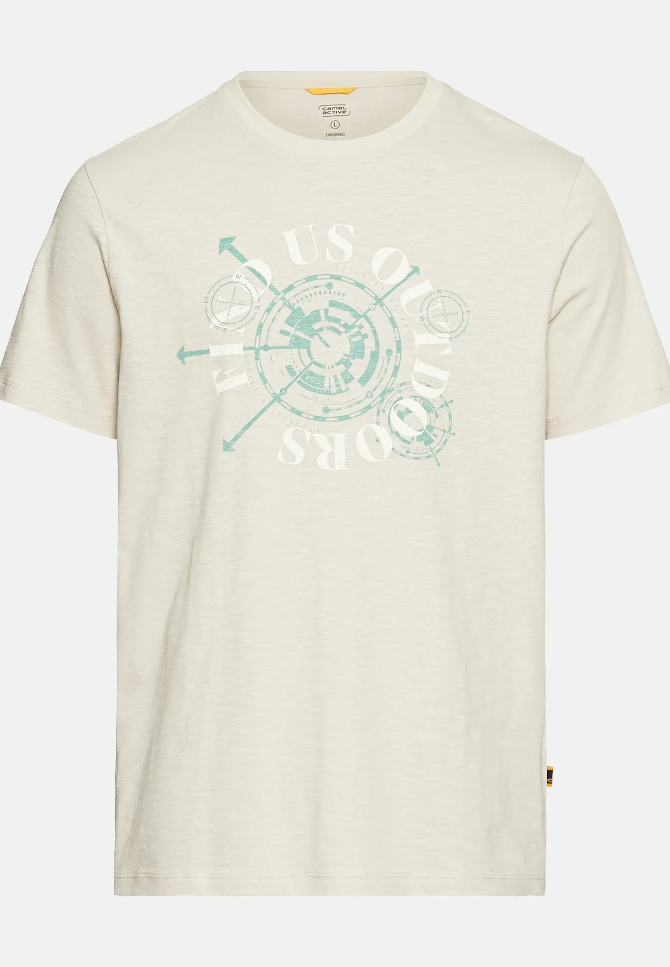 Herren Camel Active T-Shirts & Polos^T-Shirt mit Print aus Organic Cotton