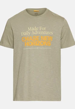 Herren Camel Active T-Shirts & Polos^T-Shirt mit Print aus Organic Cotton