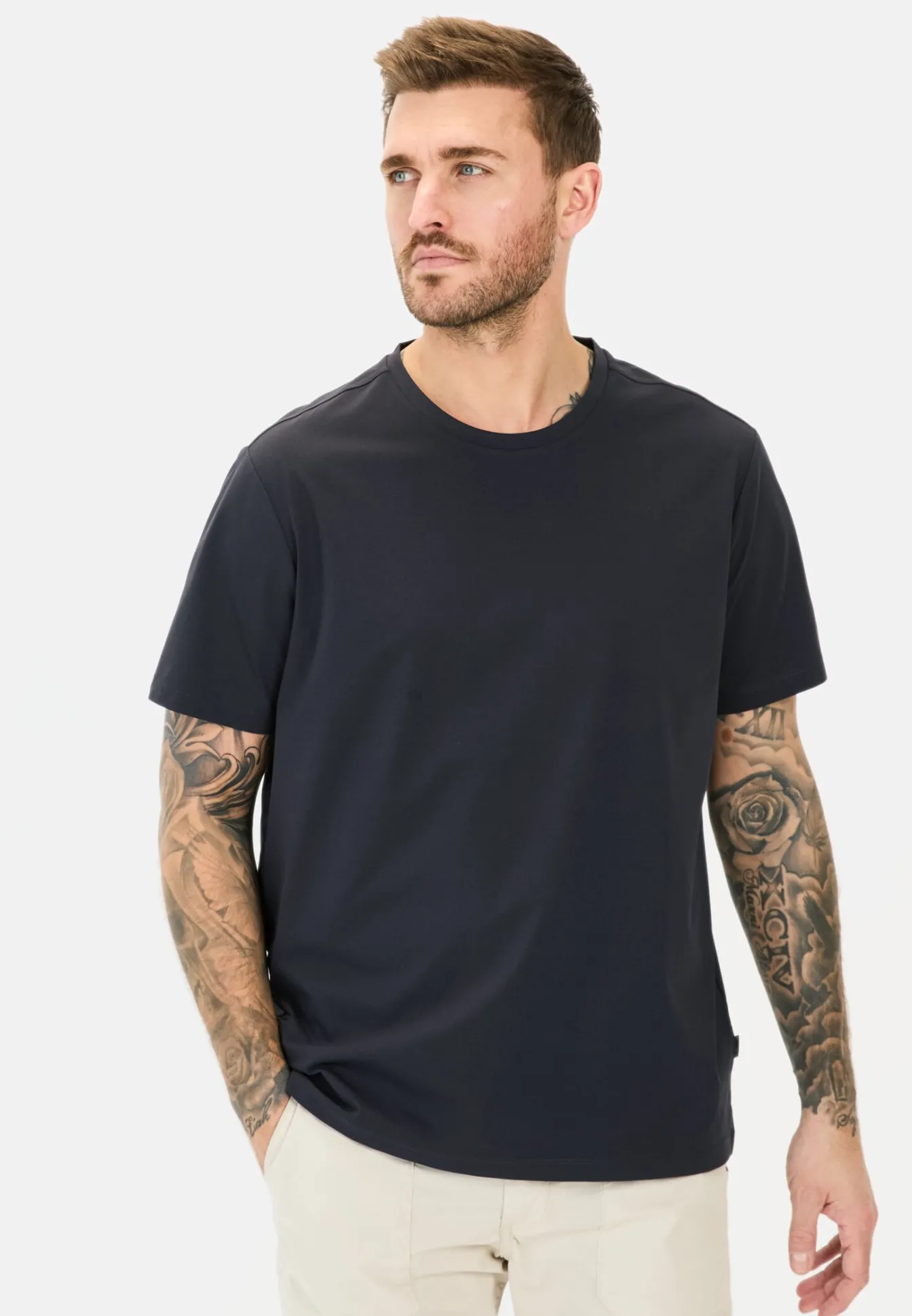 Herren Camel Active T-Shirts & Polos^T-Shirt mit Rückenprint