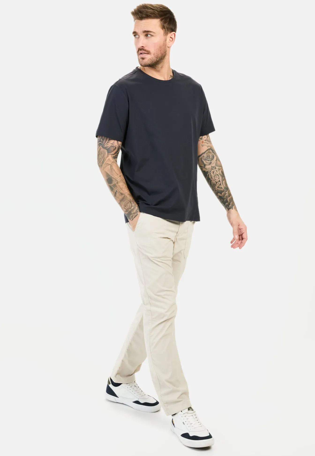 Herren Camel Active T-Shirts & Polos^T-Shirt mit Rückenprint