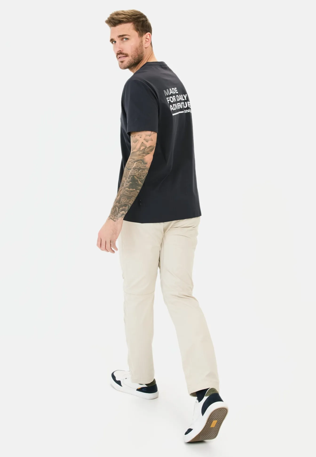 Herren Camel Active T-Shirts & Polos^T-Shirt mit Rückenprint