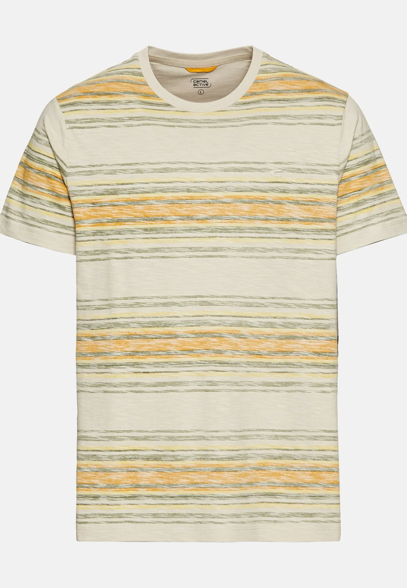 Herren Camel Active T-Shirts & Polos^T-Shirt mit Streifenmuster aus Baumwolle