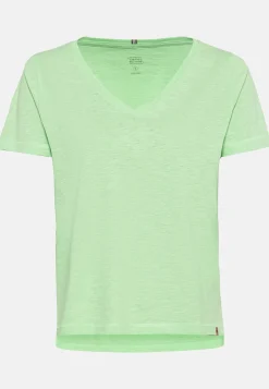 Damen Camel Active T-Shirts & Polos^V-Neck T-Shirt aus Organic Cotton