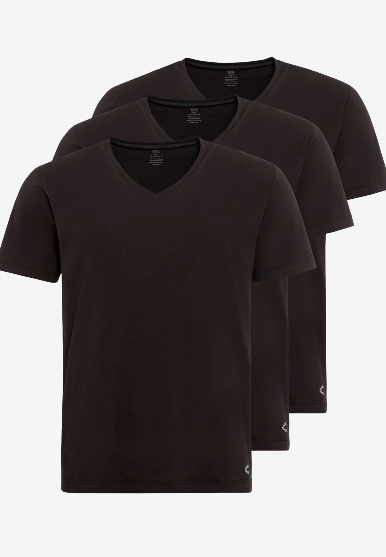 Herren Camel Active Unterwäsche^V-Neck Unterhemd/-Shirt im 3-er Pack