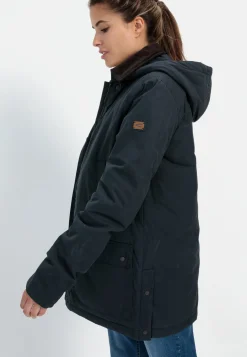 Damen Camel Active Jacken & Westen^Wachsjacke mit abnehmbarer Kapuze