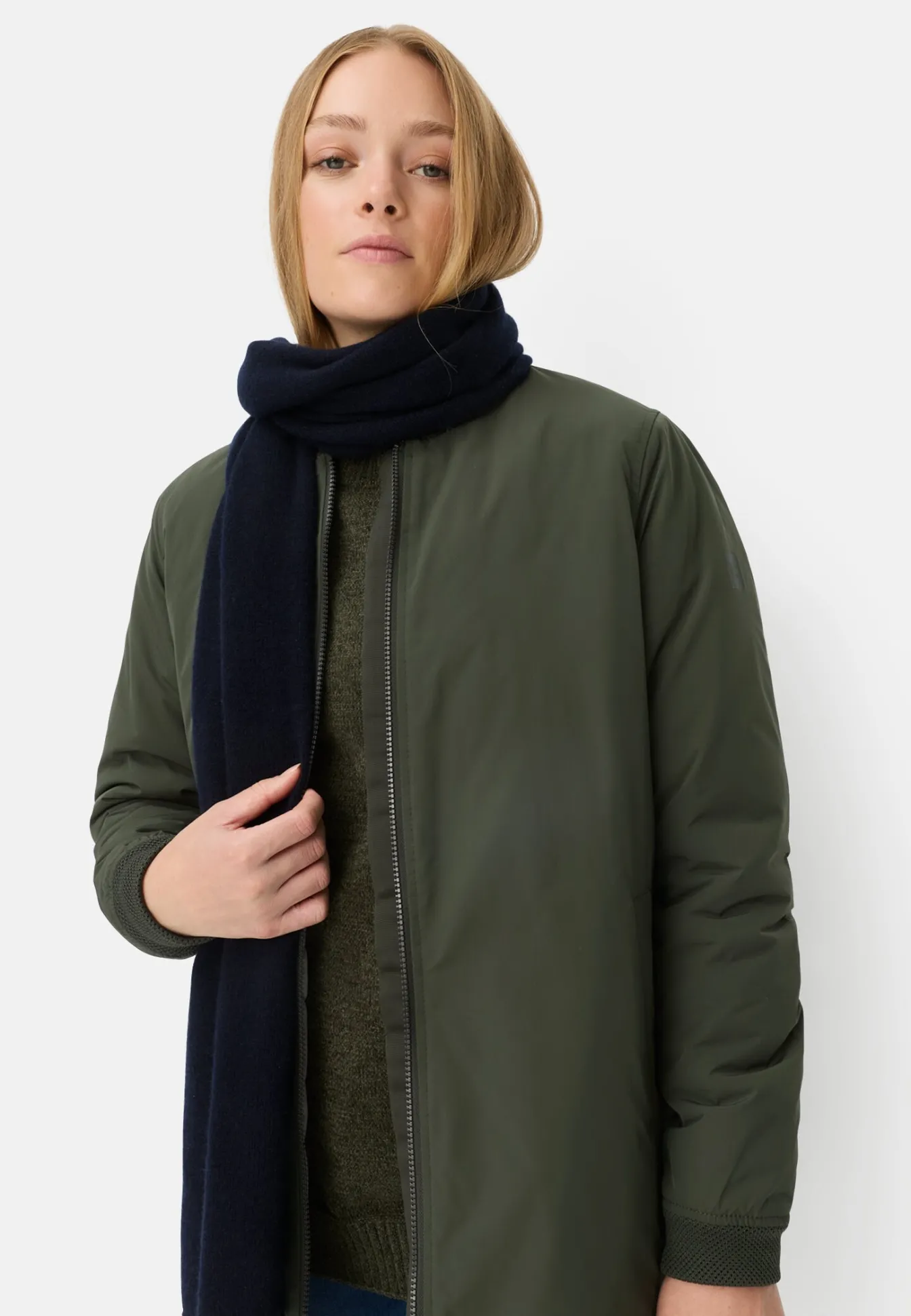Damen Camel Active Jacken & Westen^Wasserabweisender Mantel aus reinem Polyester