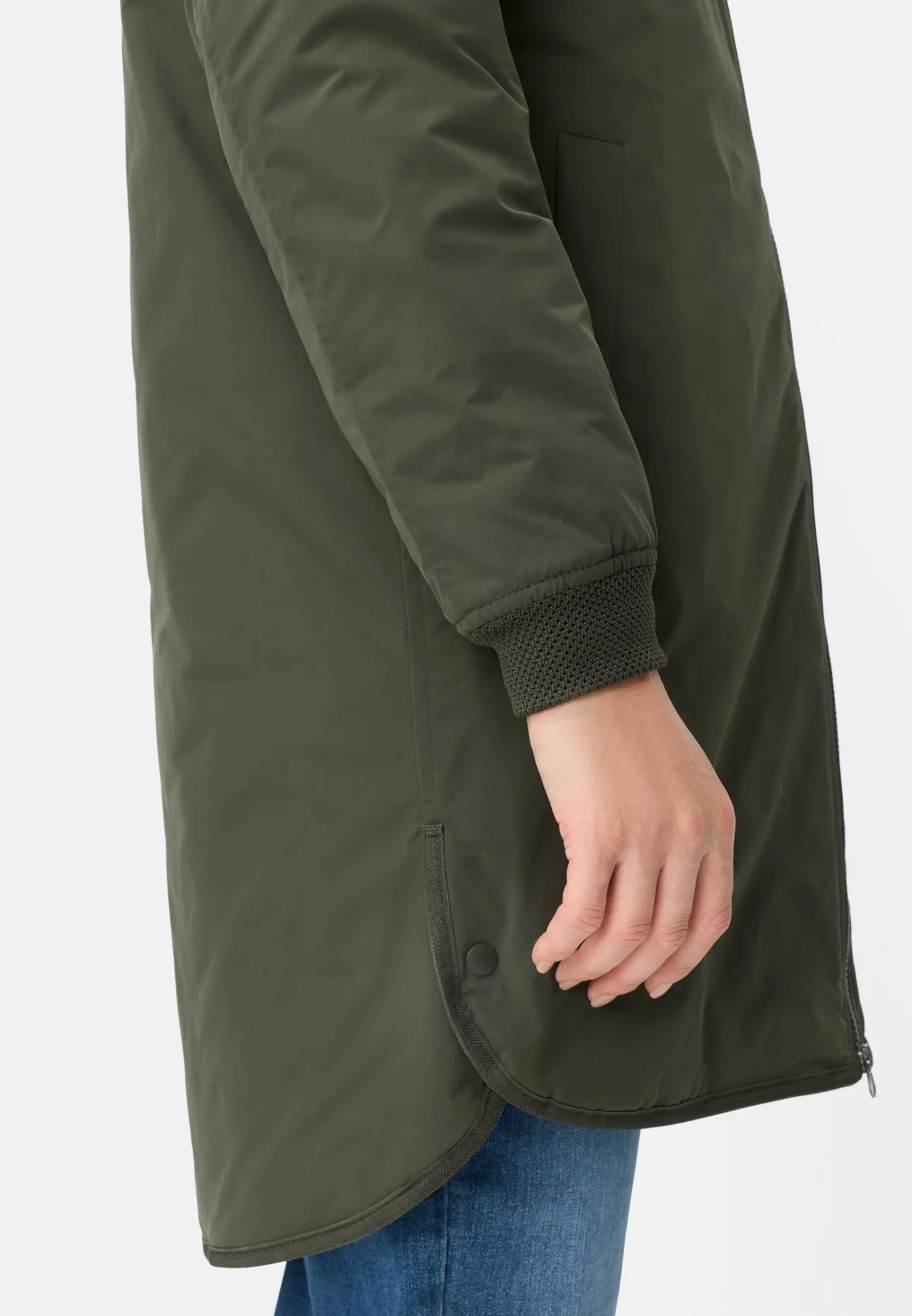 Damen Camel Active Jacken & Westen^Wasserabweisender Mantel aus reinem Polyester