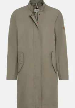 Damen Camel Active Jacken & Westen^Wasserabweisender Mantel mit Stehkragen
