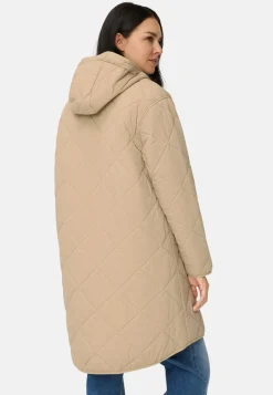 Damen Camel Active Jacken & Westen^Wasserabweisender Parka mit einem Zwei-Wege Reißverschluss