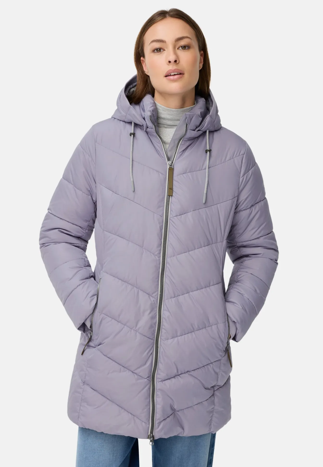 Damen Camel Active Jacken & Westen^Wattierte Jacke mit abnehmbarer Kapuze