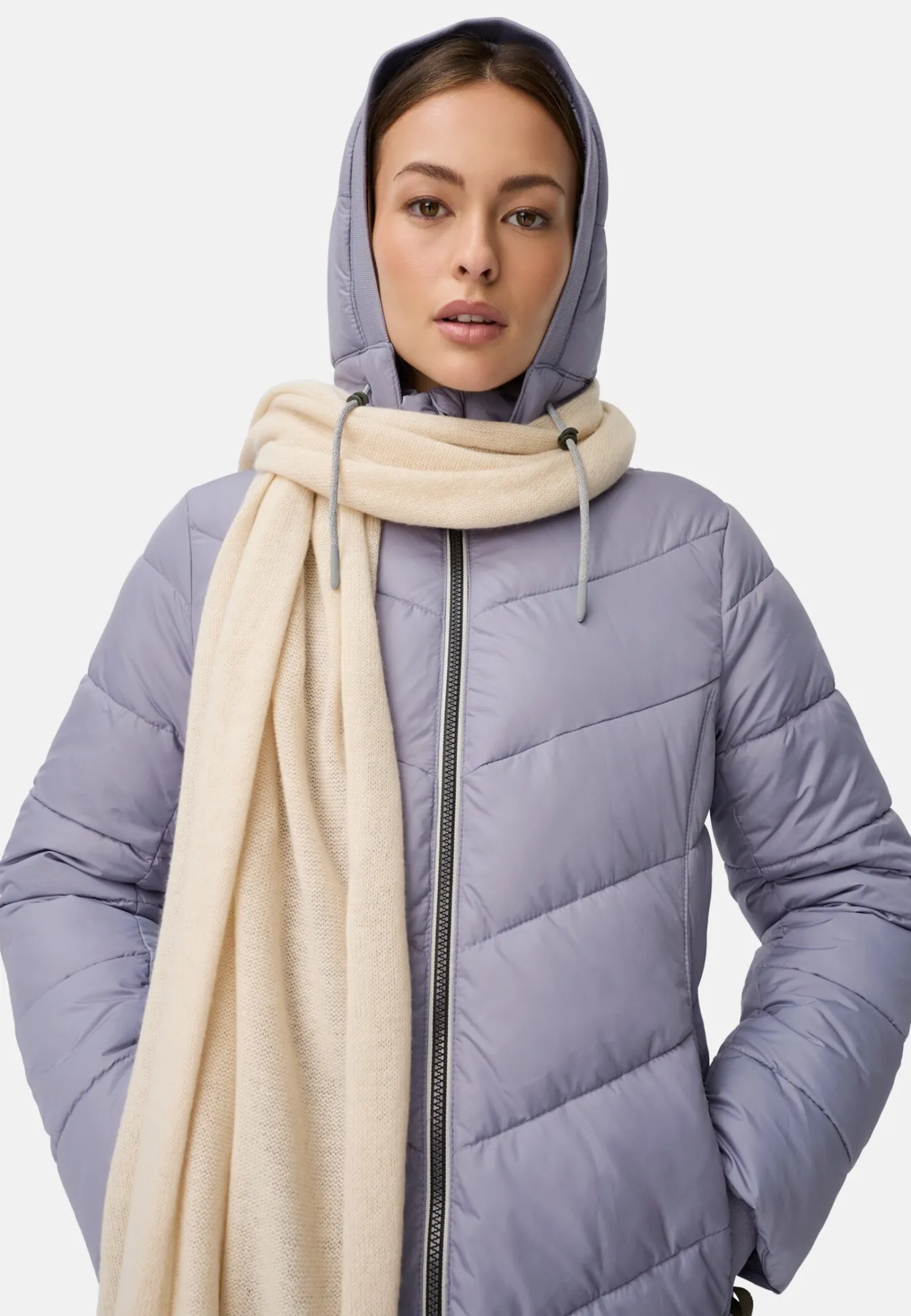 Damen Camel Active Jacken & Westen^Wattierte Jacke mit abnehmbarer Kapuze