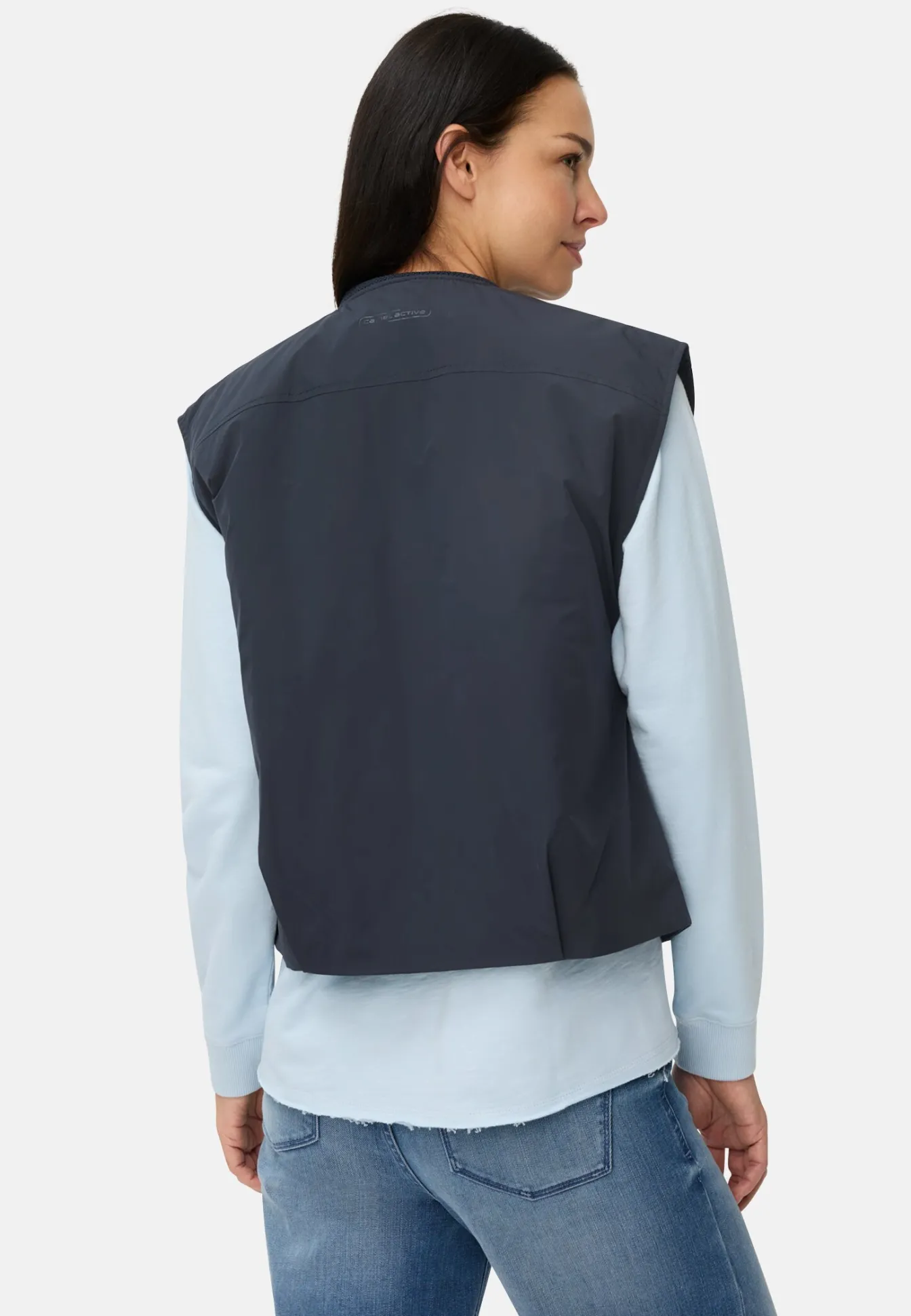 Damen Camel Active Jacken & Westen^Weste mit 2-Wege-Reißverschluss und reflektierenden Details