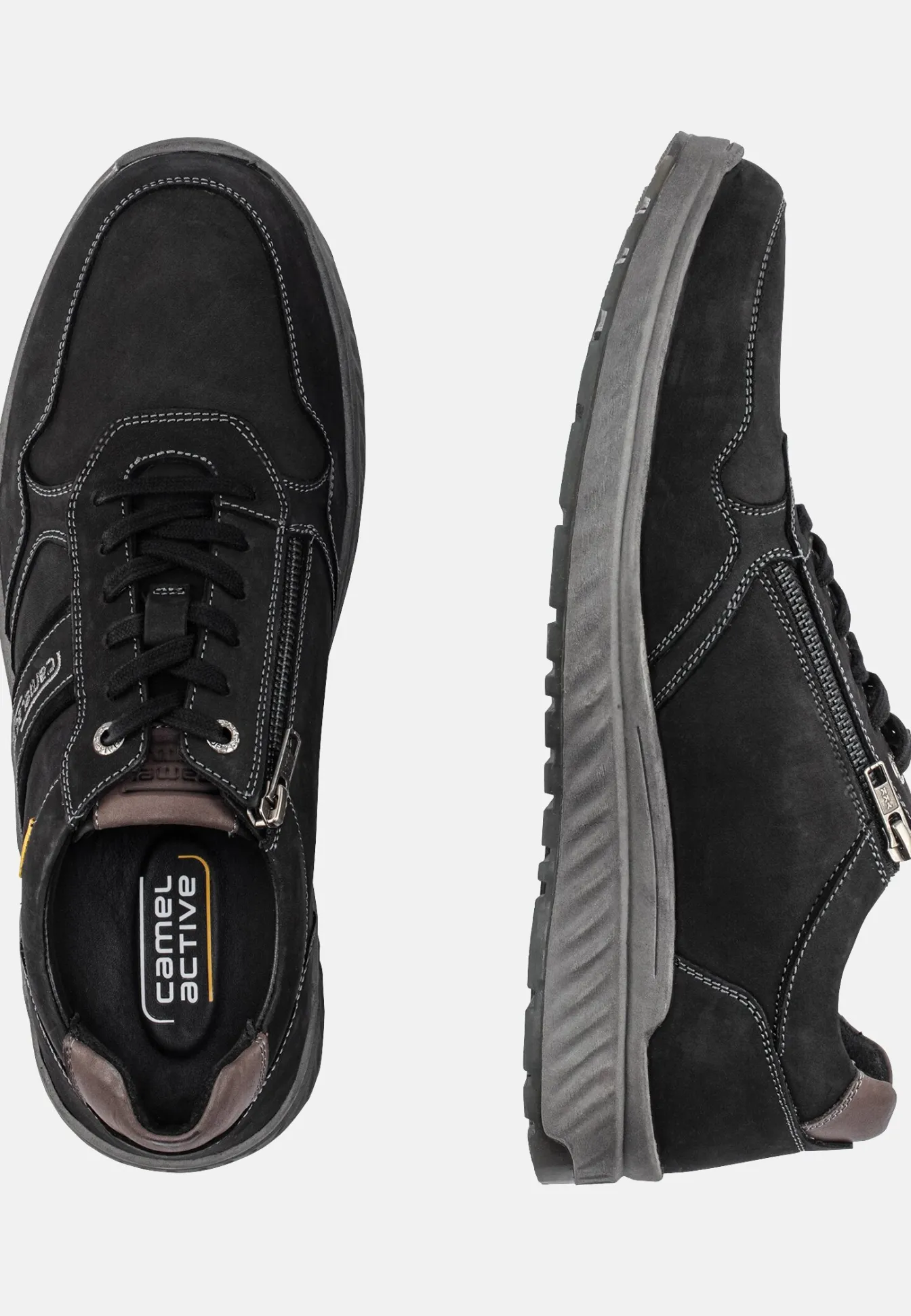 Herren Camel Active Sneaker^WOOD Sneaker aus Leder
