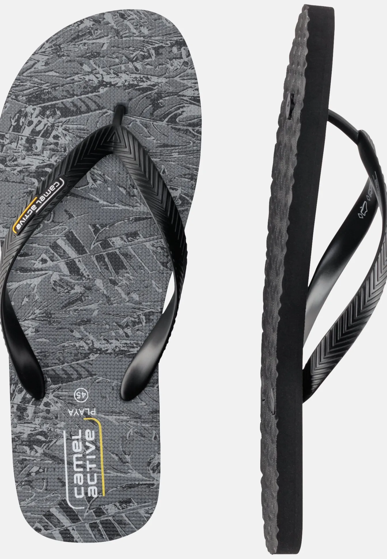 Herren Camel Active Sandalen^Zehentrenner mit Logoprint