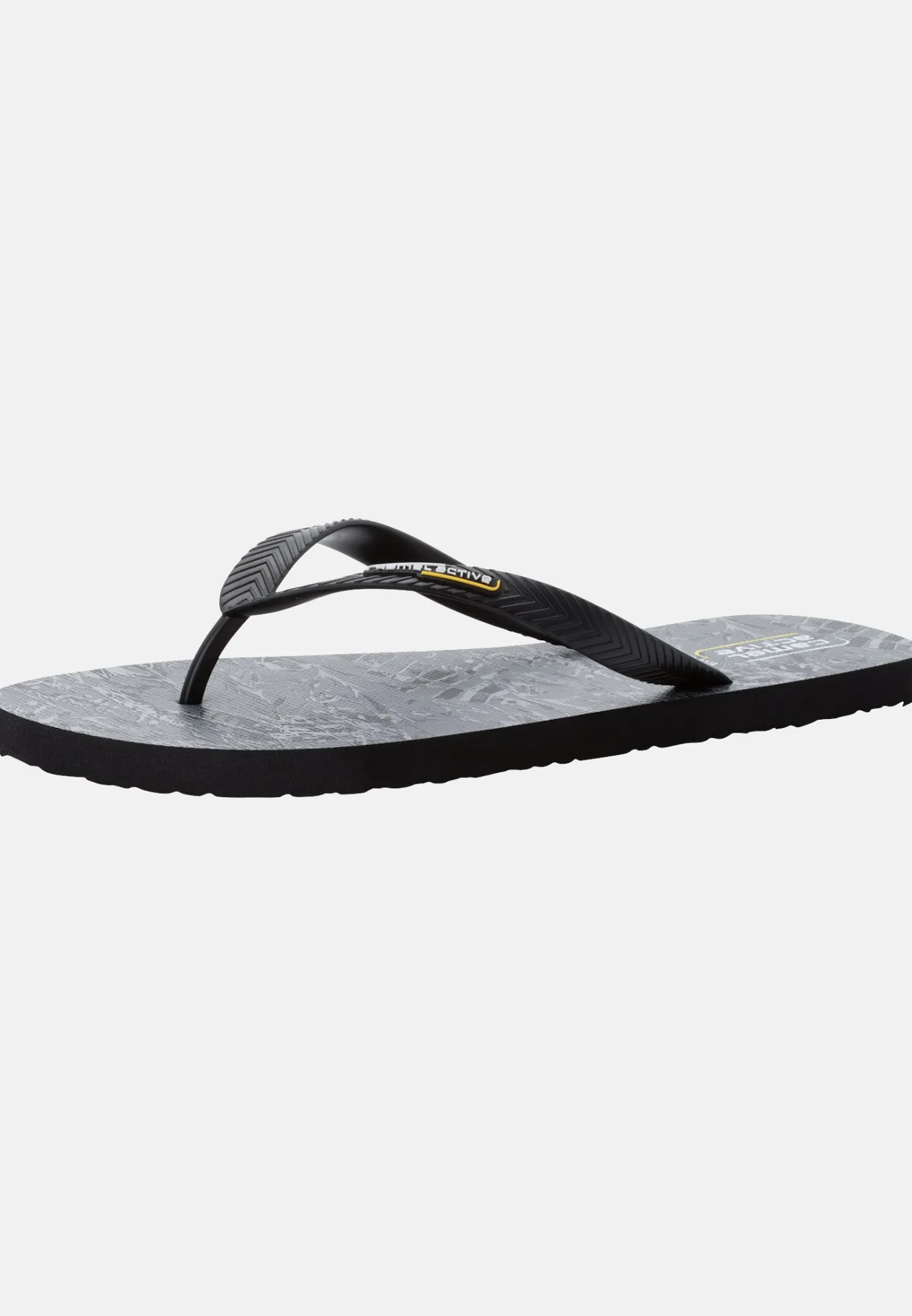 Herren Camel Active Sandalen^Zehentrenner mit Logoprint