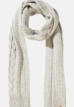 Damen Camel Active Schals & Tücher^Zopfstrick-Schal aus hochwertigem Material-Mix